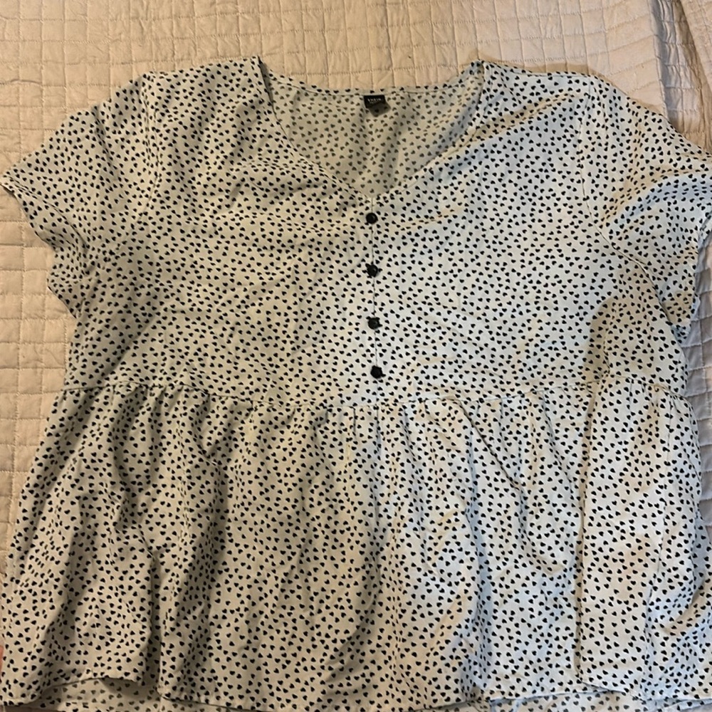 Peplum style top